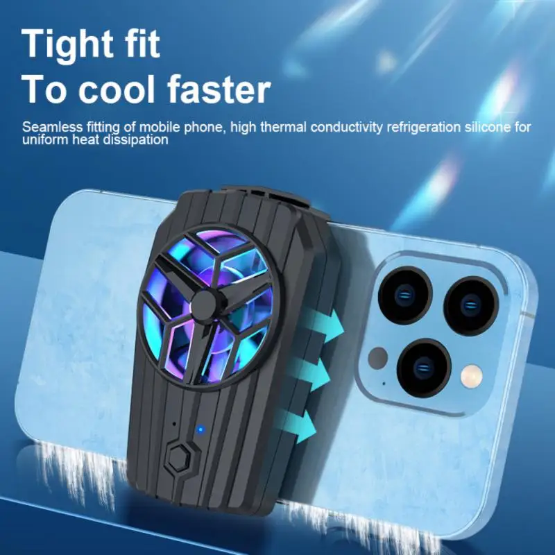

Turbo Hurricane Mobile Phone Cooling Fan Radiator Phone Cooler Universal Phone Radiator Hurricane Mobile Phone Radiator Portable