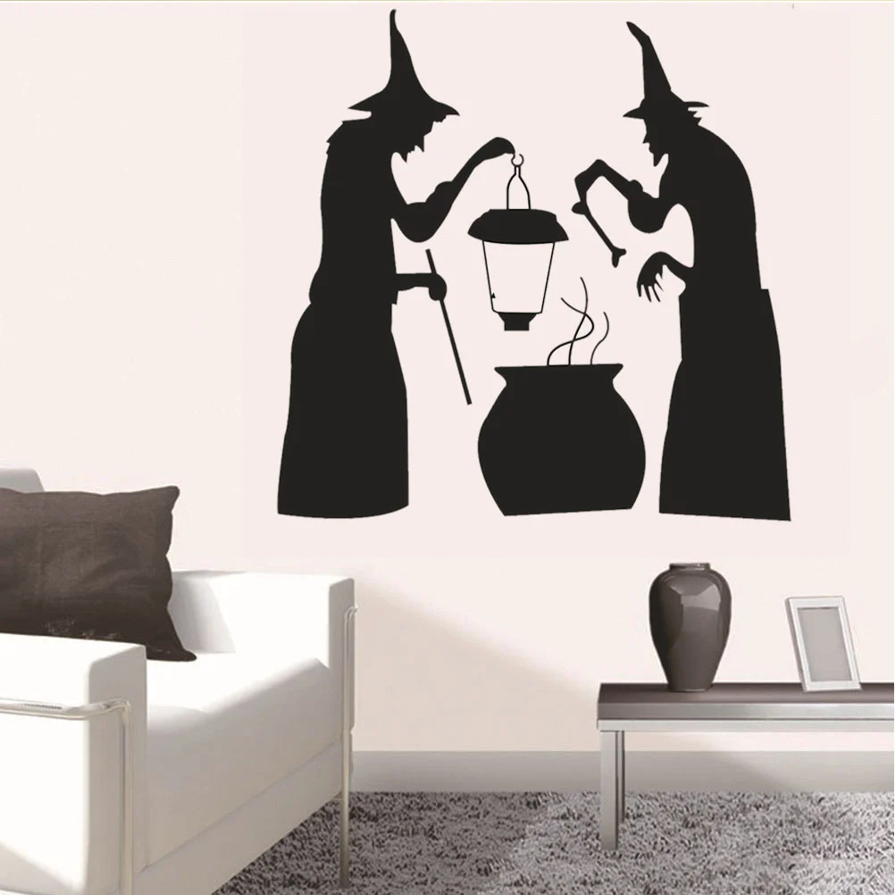 

Door Sticker Wall Decals Home Decor Theme Decals Witch Decor