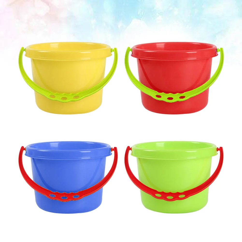 

4 Pcs Mini Bucket Stylish Storage Bucket for Outdoor Sand Sculpture