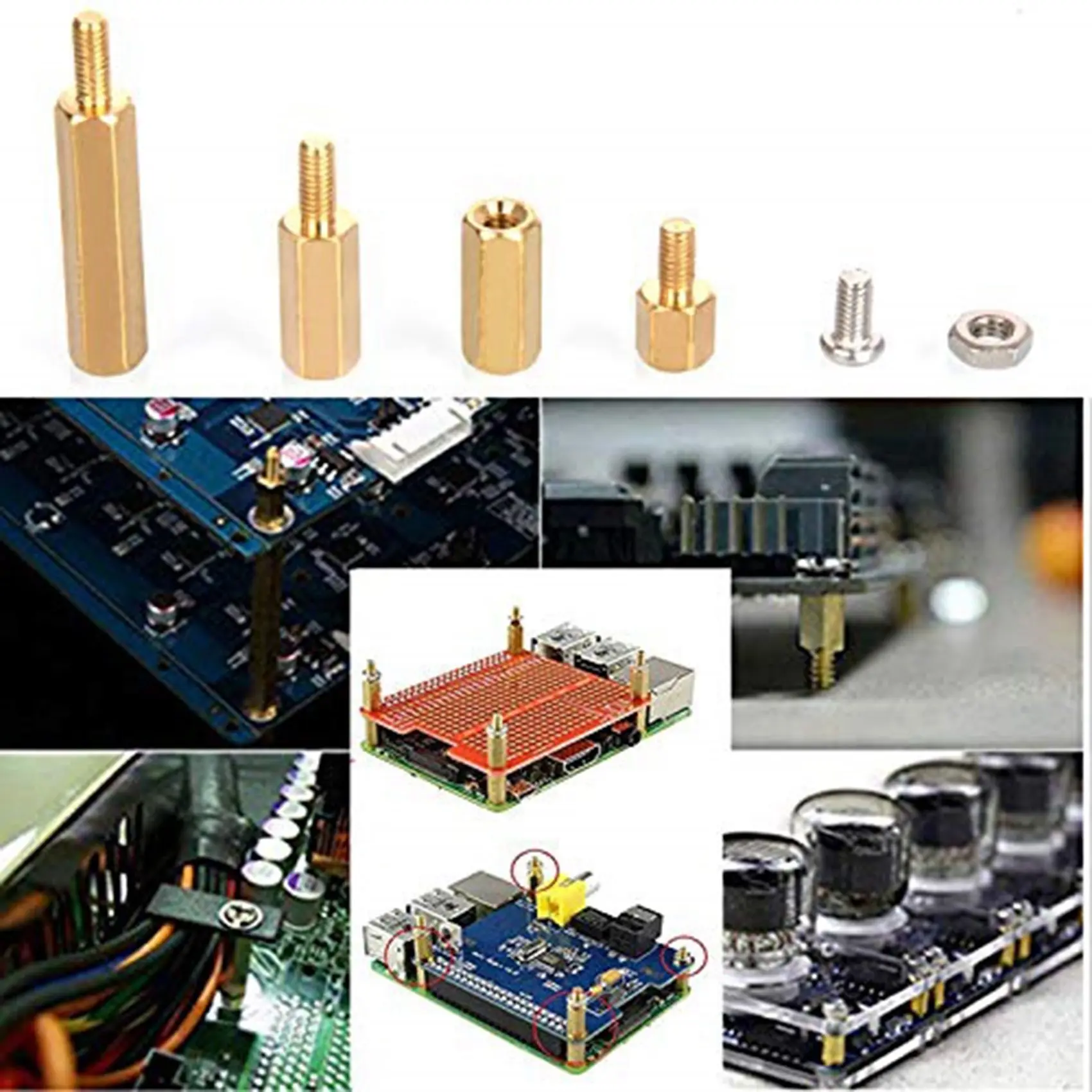 120 шт. инструмент для установки Raspberry Pi 4 Model B/3B +/3B серии M2 5 шестигранная латунная