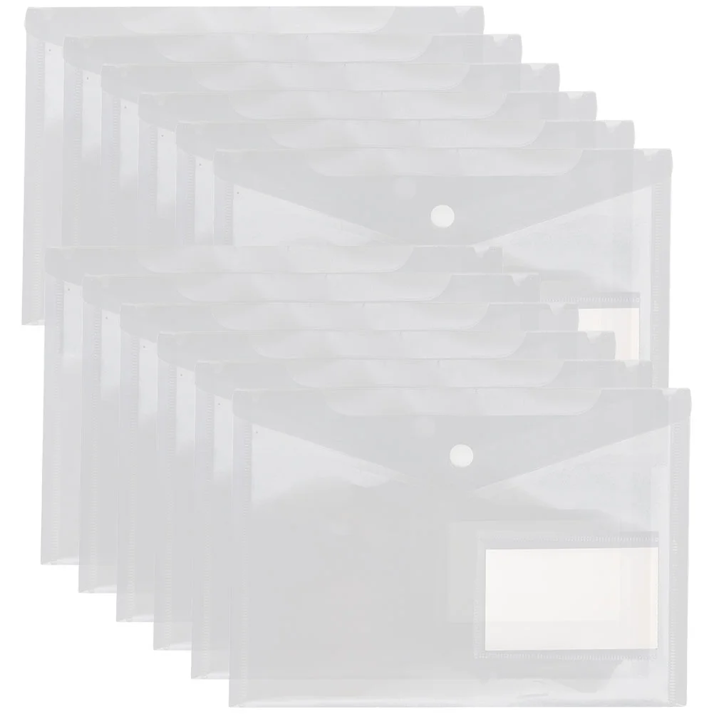 

Folder File Document Clearenvelopes Envelope Poly Snap Transparent Pocket A5 Folderspaper Button Project Test Pouch Reusable