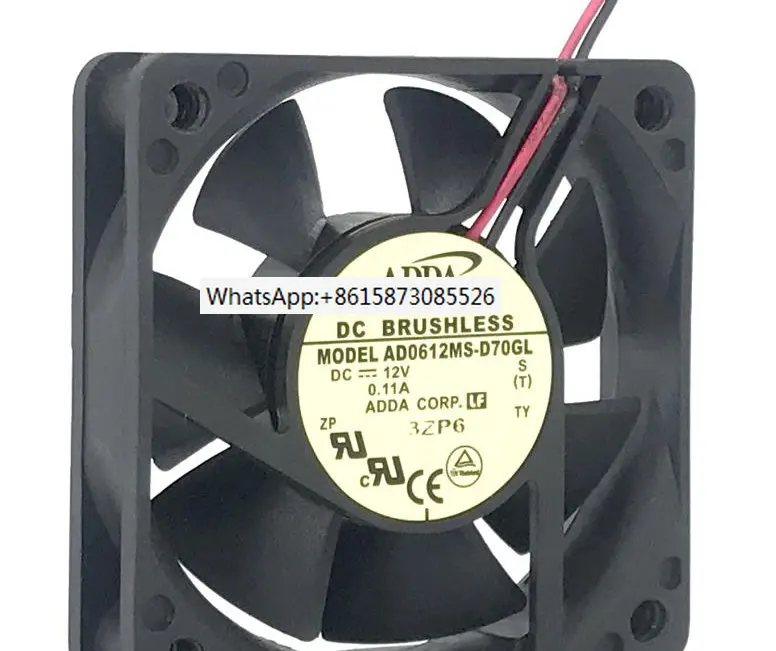 10 шт. для ADDA 12 В 6015 а бесшумный блок питания шасси 6 см охлаждающий вентилятор