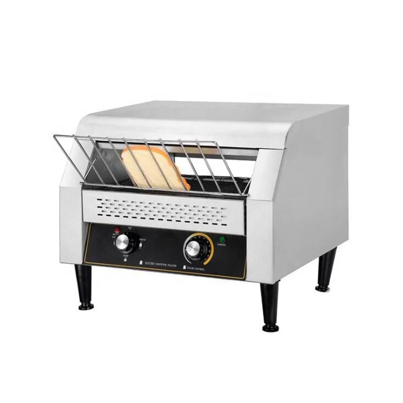 

2.05kw electric conveyor hamburger toaster/toaster oven conveyor in rich stock