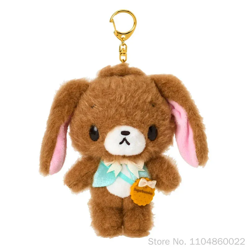 Оригинальная плюшевая кукла-брелок Sanrio Honey Bonnie Rabbit Series Sugarbunnies Kurousa Shirousa, сумка через плечо, заколка для волос, сумочка (art.: 3920db35117fe) - 3920db35117fe
