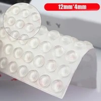 64pcs self adhesive rubber damper buffer cabinet bumpers silicone furniture pads cushion protective hardware door stopper