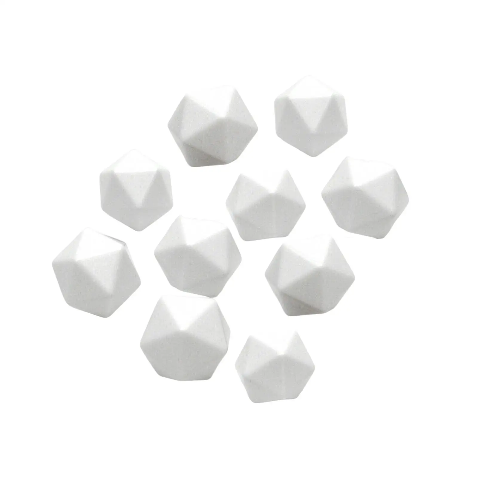 

Acrylic Blank White Dices Game Dices for DIY Sticker, Board Game, Party Supplies, Role Playing Game, Puzzle