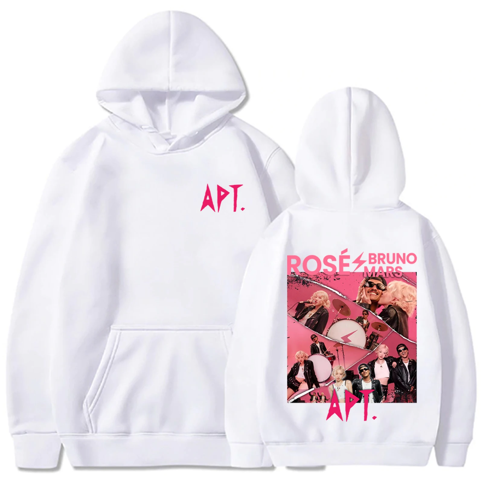 Толстовка с капюшоном Rose Bruno Mars APT женские толстовки Rosie Album Merch уличная одежда