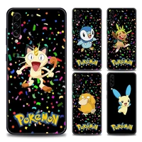 pikachu pokemon animation phone case for samsung galaxy a10 a20 a30 a40 a50 a60 a70 a90 note 8 9 10 20 ultra 5g soft tpu case