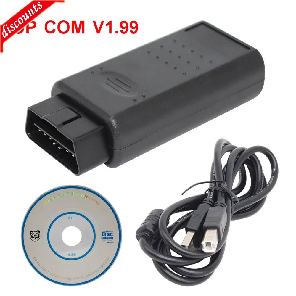 Фото Новый Opcom для Opel v1.99 с 18F46K80 и FTDI, диагностический инструмент OBD OBD2, автомобильный интерфейс для Opel AN-BUS OPCOM №1