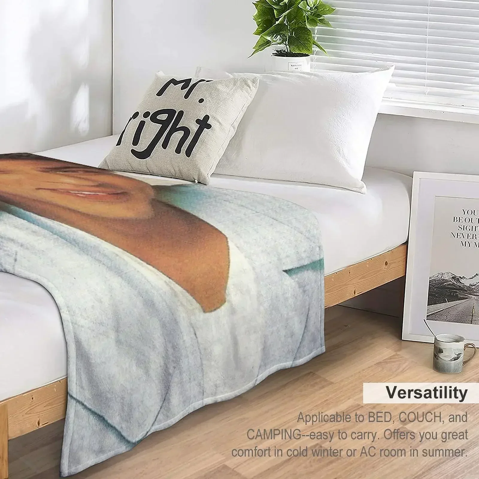 Vosukh khan Throw Blanket Тонкое утяжеленное одеяло для малышей Furrys Blankets