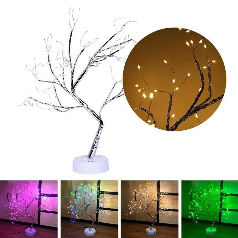 

Energy Efficient Cherry Tree Beautiful Design Copper Wire Versatile Decoration Dreamy Ambiance Led Night Light Easy To Use