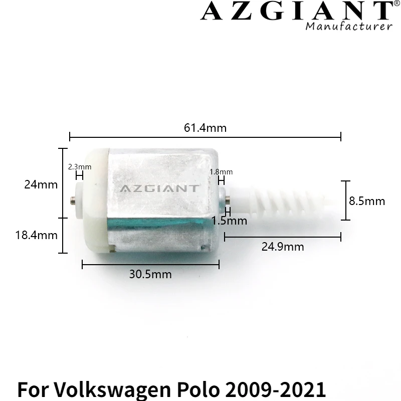 

Для Volkswagen Polo 2009-2021 Azgiant центральный дверной замок, комплект для замены двигателя для VW оригинальные Mabuchi Motor