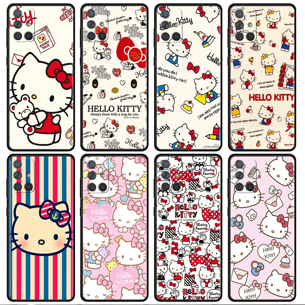

Hello Kitty Cute Cover For Samsung Galaxy A52 A12 A51 A32 A21s A71 A32 5G A12 A22 A53 A31 A13 A72 A02s A41 A03 A04 Phone Cover