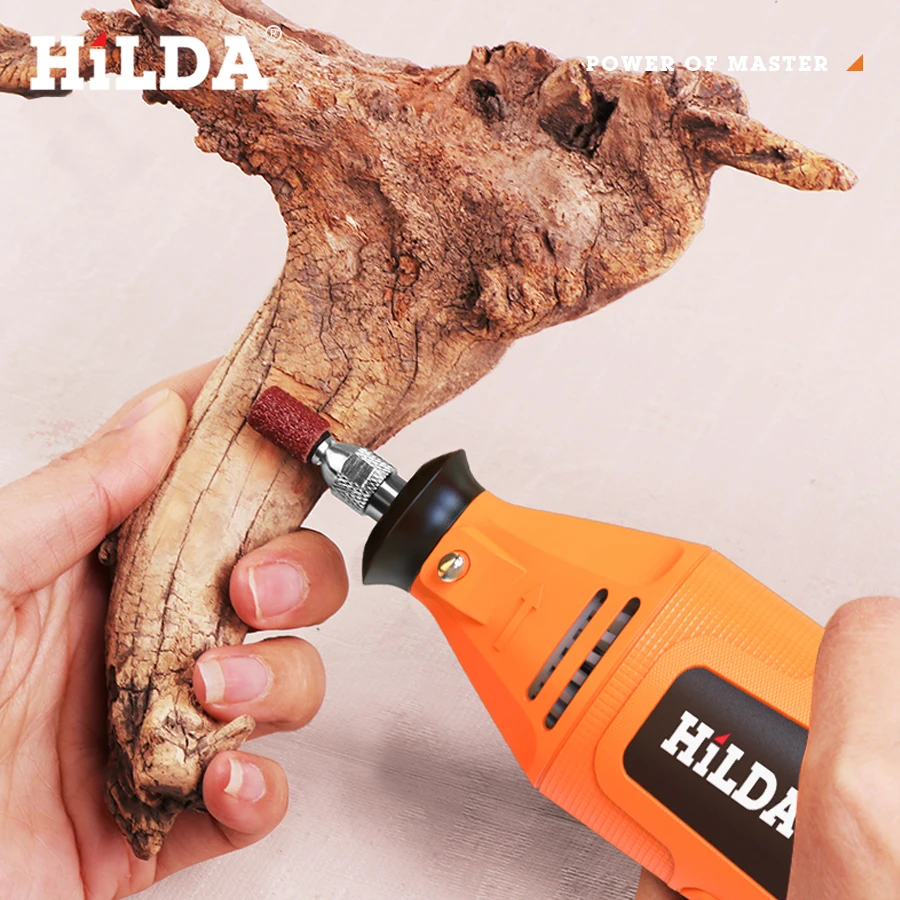 HILDA Rotary Tool Electric Drill Grinder Engraver Pen Grinder Mini Drill Electric Grinding Machine Accessories images - 6