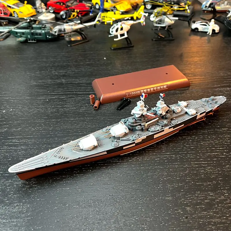 Линкор Мировой Richelieu Второй мировой войны орнамент из сплава статическая готовая