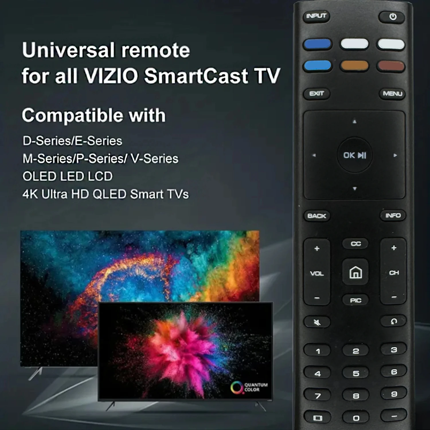 Пульт дистанционного управления VIZIO Smart TV D50x-G9 D65x-G4 D55x-G1 D40f-G9 D43f