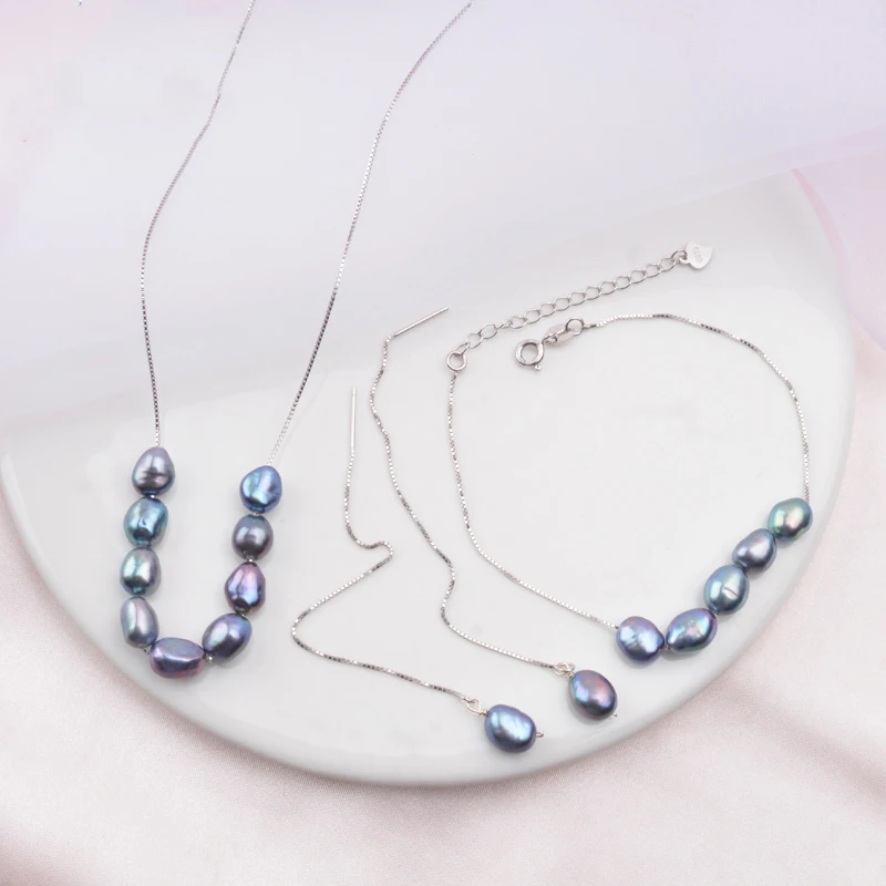 

Женский комплект украшений из серебра 925 пробы