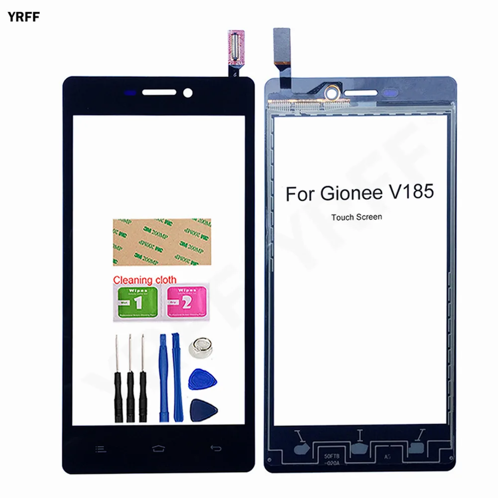 

New Phone Glass Touch For Gionee V185 Touch Screen Digitizer Outer Touch Panel Sensor Repair Parts