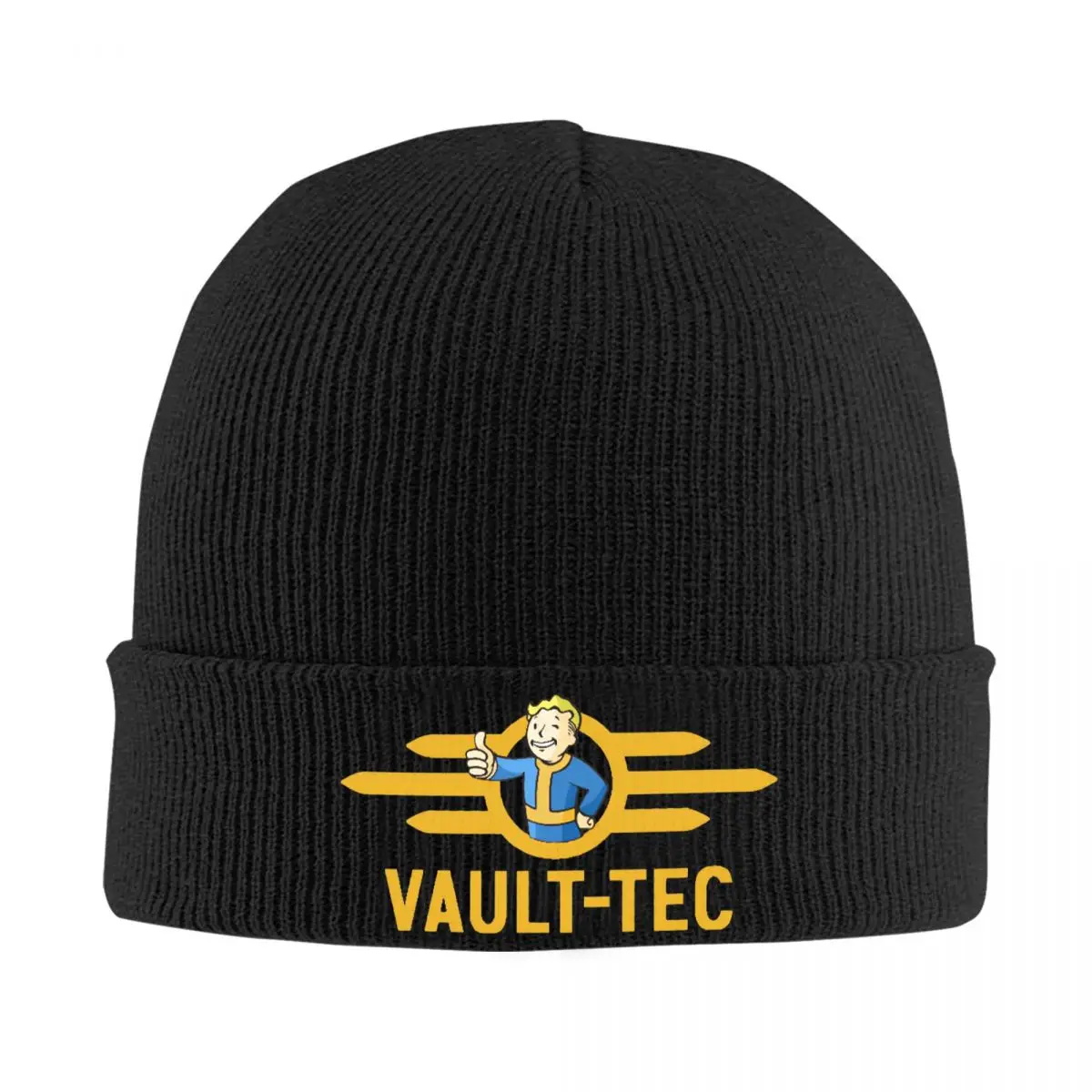 Шапки с логотипом Vault-Tec шапки Fallouting Game Skullies шапочки унисекс для взрослых