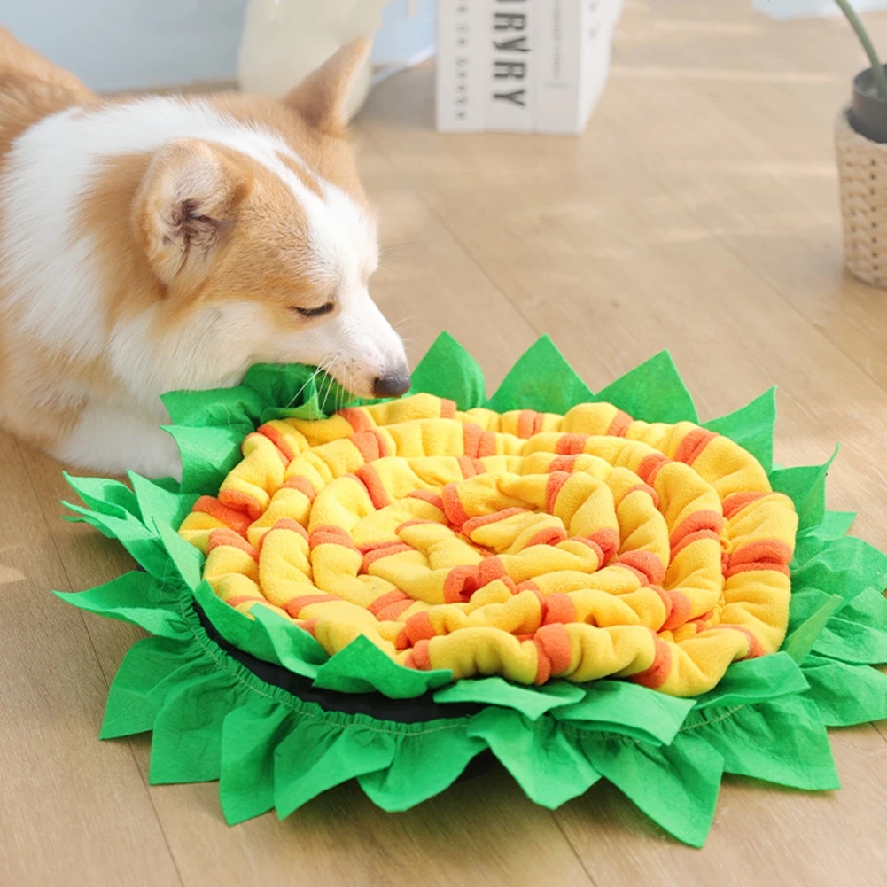 

Dog Toys Increase IQ Snuffle Mat Slow Dispensing Feeder Pet mat Puzzle Puppy Training Games Feeding Food Intelligence Dog Toy