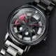 SANDA Hot Sell Quartz Stainless Steel Men Watch Premium Quartz Movement Car Rim Wheel Shaped Rotating Dial Relogio Masculino Other Image