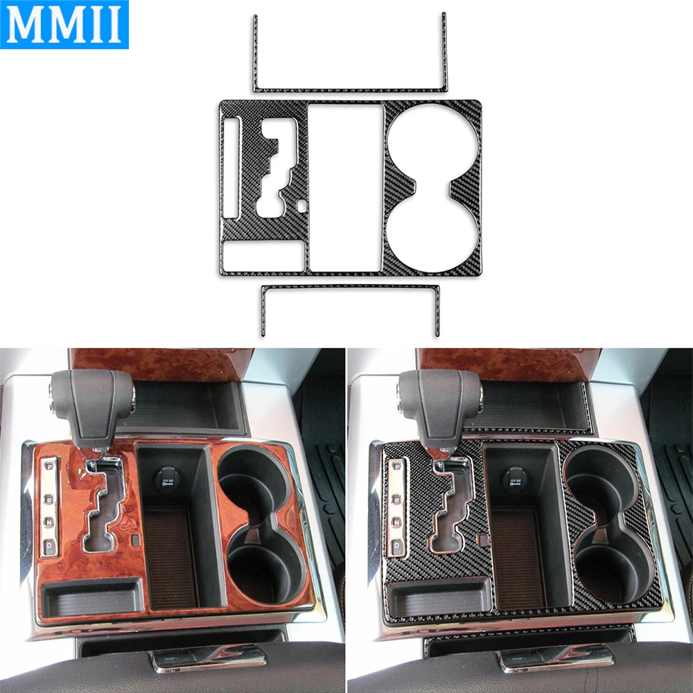 

Панель переключения передач из настоящего углеродного волокна для Dodge Ram 1500 2009-12, декоративный чехол, аксессуары для украшения интерьера авт...