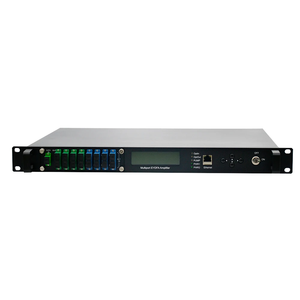 1U 1550 нм PON EDFA 8*19dbm с WDM