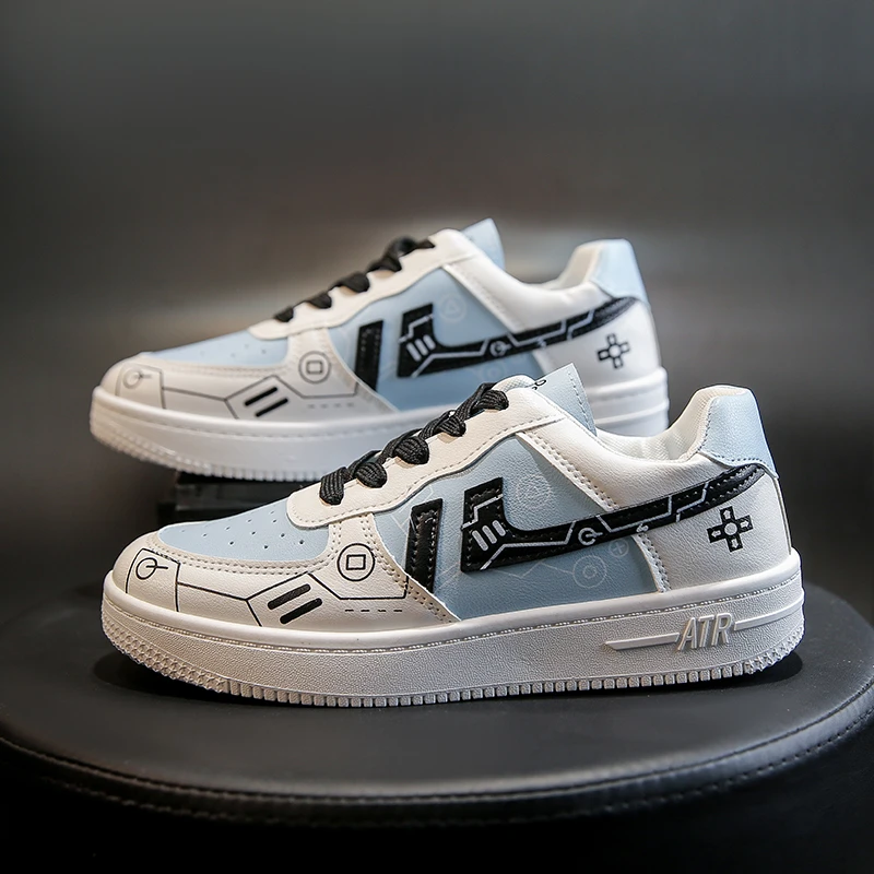 

Women's Sneakers Platform Shoes White Shoes Graffiti Board Shoes 2021 Fashion Sport Shoes Kawaii Trends Casual Shoe Student Shoe