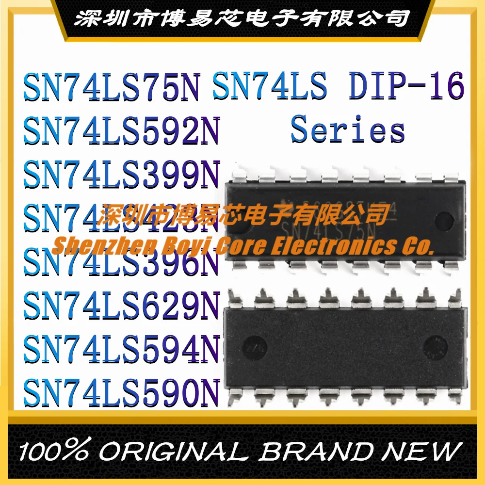 SN74LS75N SN74LS592N SN74LS399N SN74LS423N SN74LS396N SN74LS629N SN74LS594N SN74LS590N 399/423/590/592 HD74LS75P DIP-16