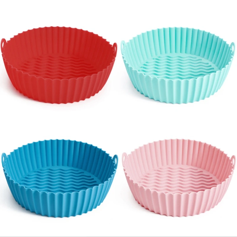 

Силиконовый горшок для фритюрницы, Легкая очистка, силиконовые вкладыши для фритюрницы, многоразовые силиконовые вкладыши для фритюрницы (...