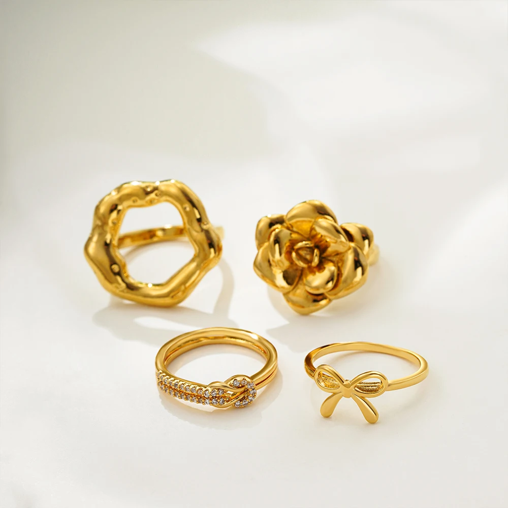 Винтажное противоаллергическое металлическое кольцо из нержавеющей стали с