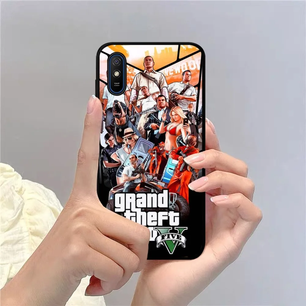 G-GTA 6 G-Grand Theft A-Auto Phone Case For Redmi 5 7 8 9 10 Plus Pro A GO K20 K30 K40 F3 Fundas