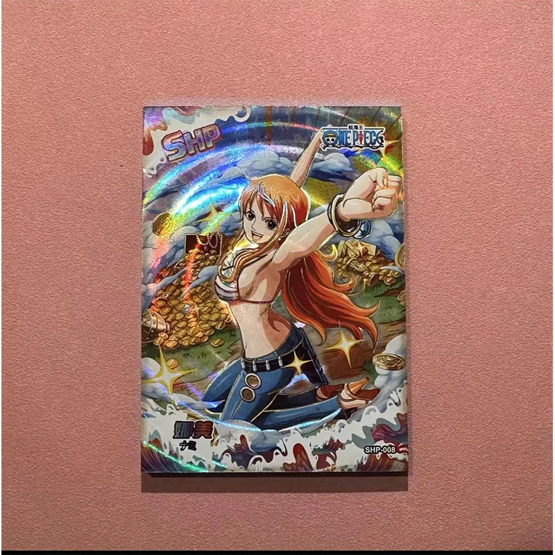 Аниме ONE PIECE Nami анимационный персонаж коллекционная карточка двухмерные