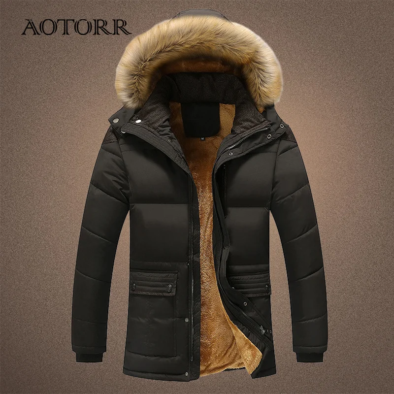 

Veste Parka à Capuche Avec Col En Fourrure Détachable Pour Homme, Manteau Chaud, Doublure En Laine, Coupe-vent, Hiver 2021