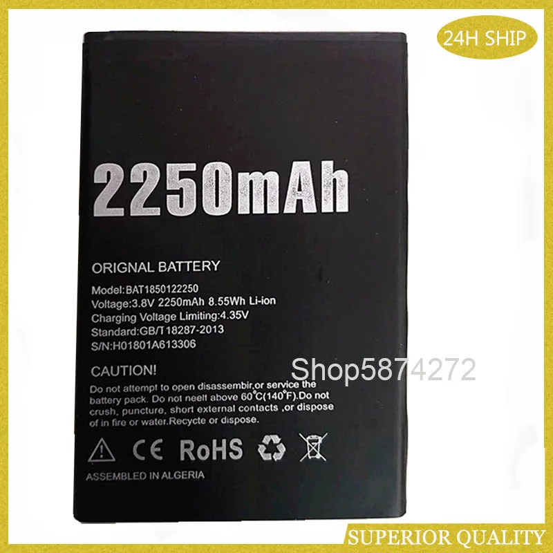 

BAT1850122250 Replacement Battery For Doogee X11 Baterij Batterie Mobile Phone Batteries BAT1850122250 Battery