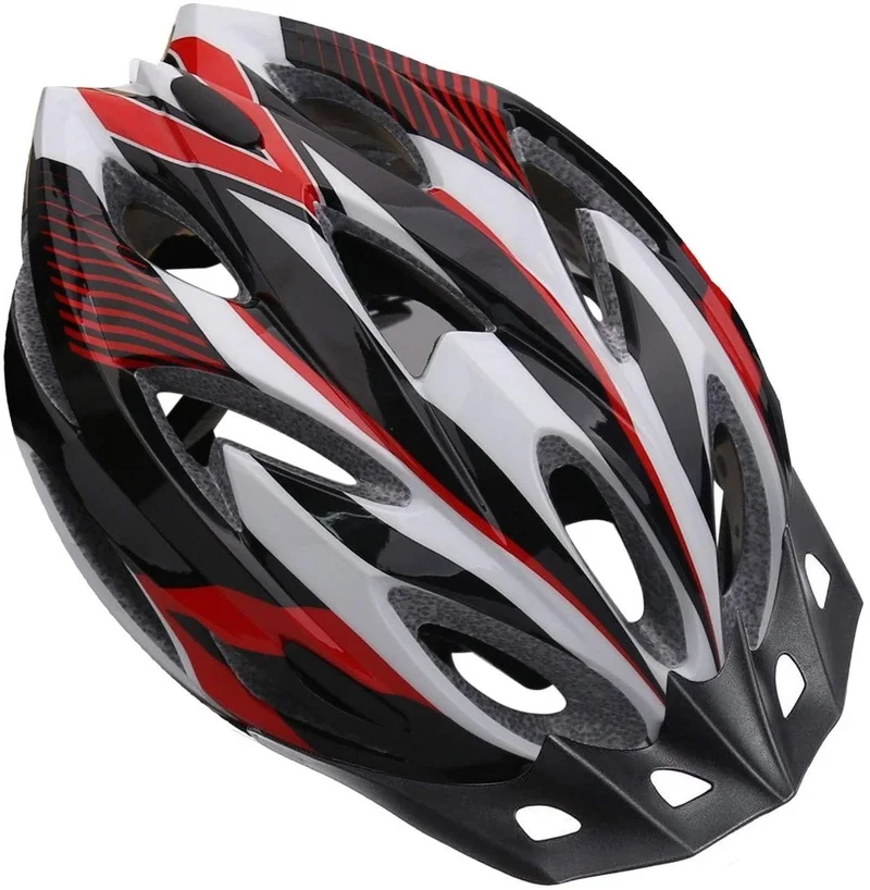 

CE da Casco Bici,Casco Bici con Visiera Parasole Staccabile Protezione di Sicurezza Casco da Ciclismo