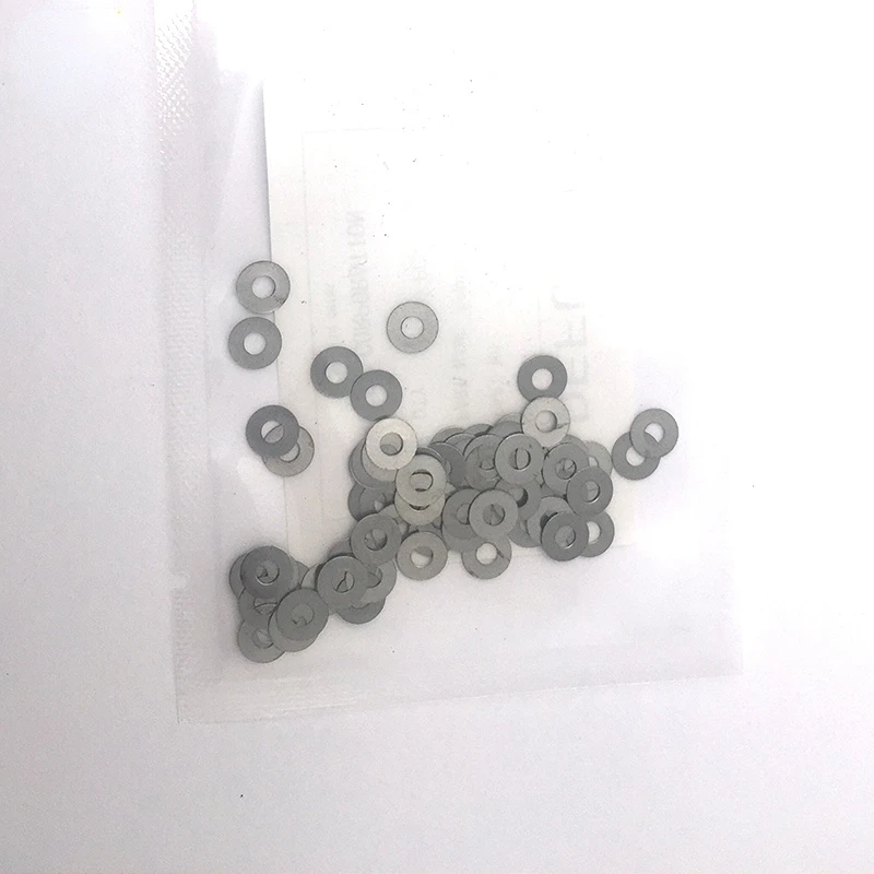 

TANTESTO 100PCS 3x7.2x0.1/0/2/0/3/0/5/1mm Diesel Common Rail Injector Pressure Adjusting Washer Gaskets for Cummins STR AOWEI