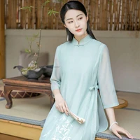 2022 chinese dress vintage mandarin collar women qipao classiccheongsam chinese dress chinese traditional dress oriental qipao