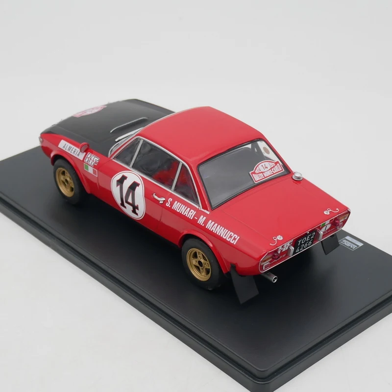 Ixo масштаб 1:24 литой под давлением сплав Lancia Fulvia HF WRC 1972 игрушки модели автомобилей