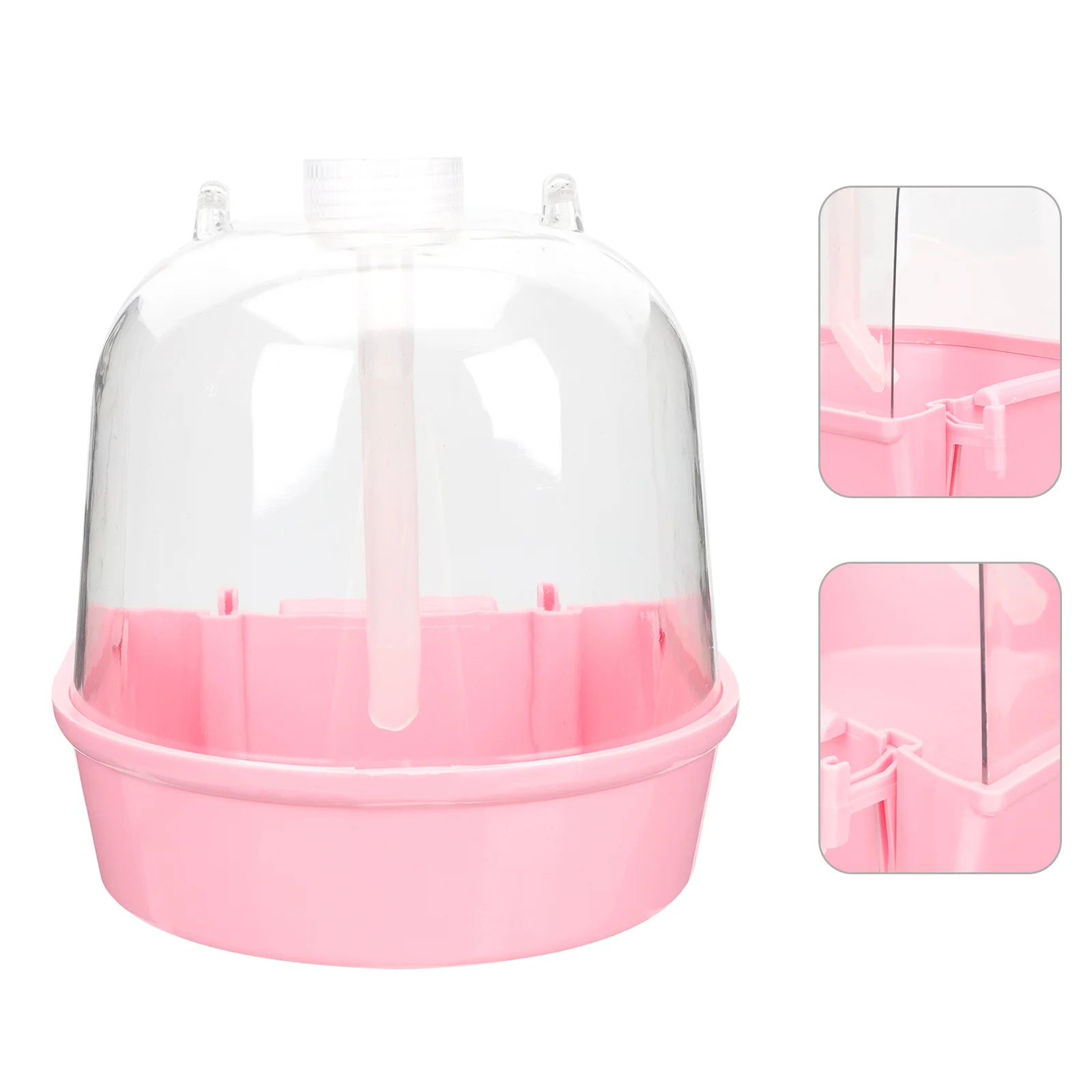 

Bird Bath Bathing Parrot Cage Tub Box Shower Bathtub Basincube Hanging Small Pet Supplies Accessories Fountain Parrots