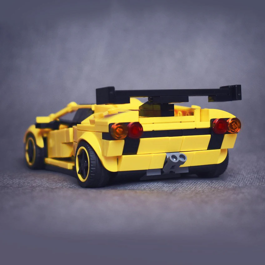 Фото Конструктор MOC 55126, совместимый с известными брендами, технические строительные блоки, модель гоночного суперкара, 392 детали, креативный подарок, игрушка для сборки №3
