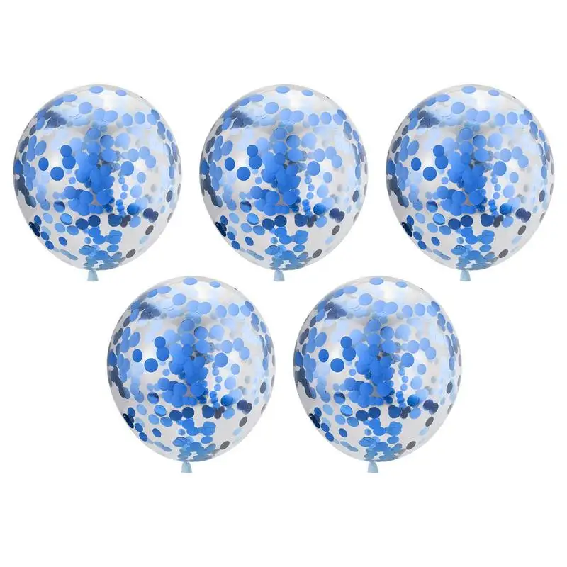 

12inch Clear Confetti Balloon Confetti Latex Balloons Glitter Clear Transparent Balloons Wedding Party Decoration Helium Balls
