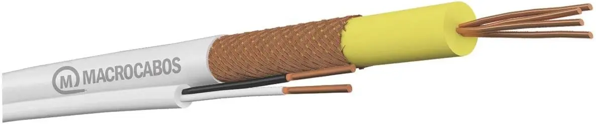 

Коаксиальный радиочастотный 4 мм + биполярный внешний источник питания 2X26Awg 85% Малый 100 метров Branco, 32270