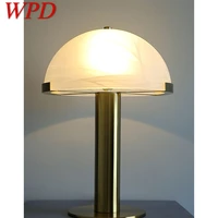 wpd nordic table lamp modern creative design mushroom desk light fashion decor for home living room bedroom