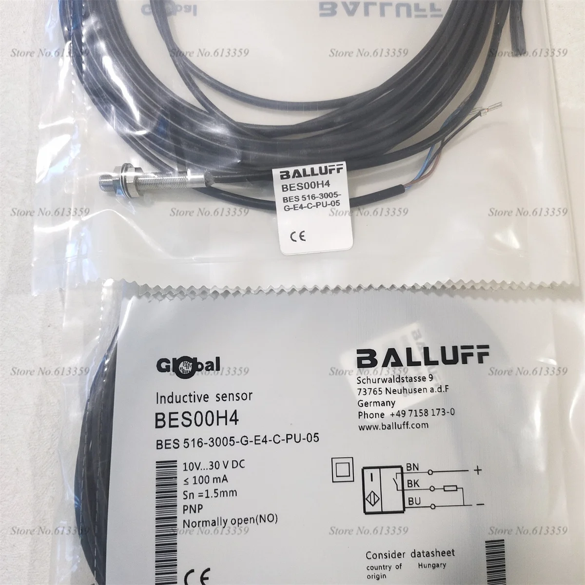 BES 516-3005-G-E4-C-PU-05 Датчик приближения новое высокое качество