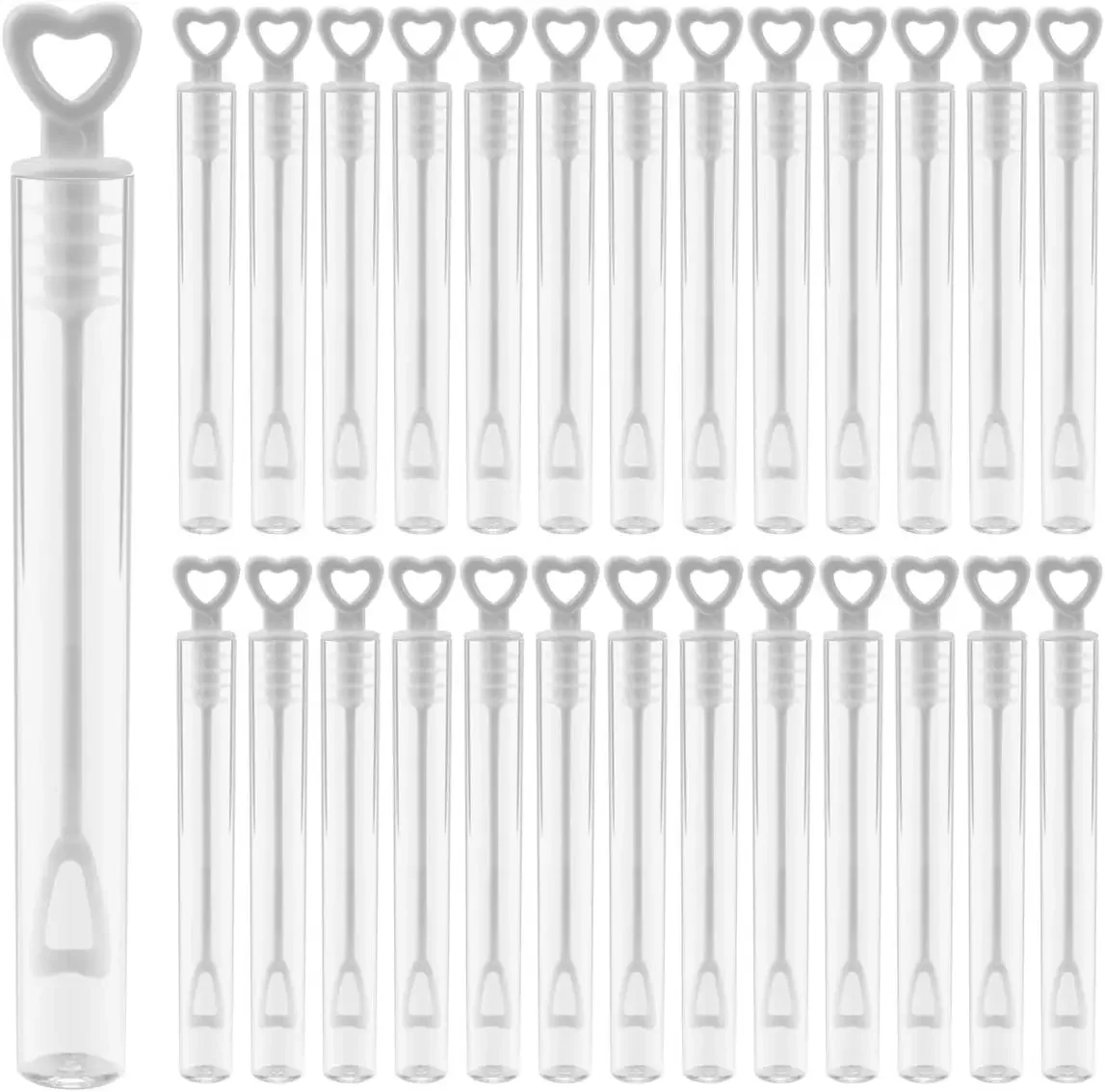 

Пузырьковая трубка сердце из пластика 10/50 шт.