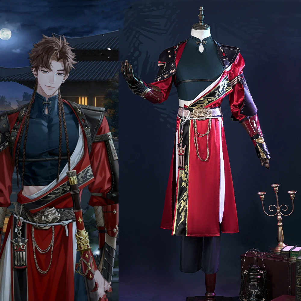 

Ashes Of The Kingdom Game Sun Ce Cosplay Gorgeous Handsome Ancient Uniform Halloween Carnival Party Disguise Suit for Men
