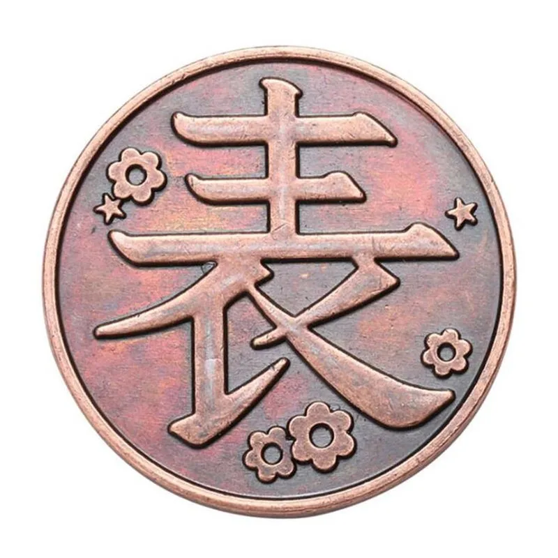 Монета Косплей демона Slayer цуюрий канаво кочоу канаэ набор памятных монет аниме