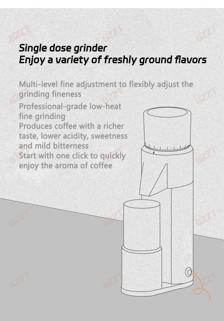 GZZT CG05 Медленношлифовальная электрическая мельница для зерен мотор-редуктор