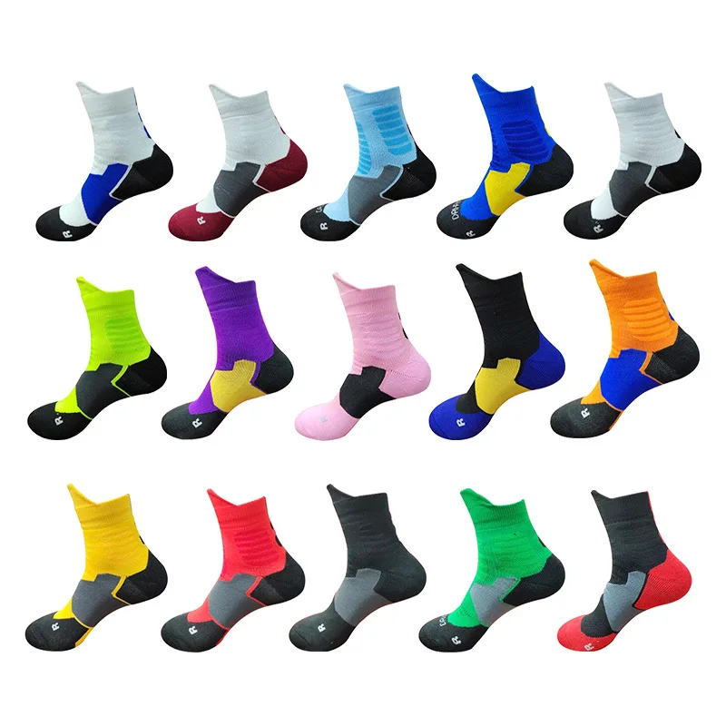 

Профессиональные баскетбольные носки, спортивные Нескользящие, быстросохнущие, дышащие, для детей и мужчин, для езды на велосипеде, скалолазания, бега, для взрослых